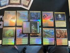 MTG Dominaria United Play Set of Common Foil Lands x 4 each