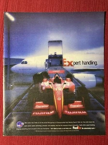 Anuncio impreso FedEx Championship Auto Racing Team 1999 - ¡Ideal para enmarcar! - Imagen 1 de 3