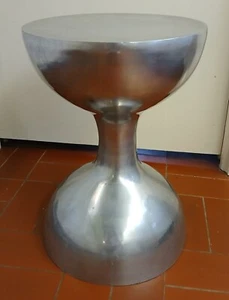 Mitte 20. Jahrhundert Arthur Court Stil Aluminium Hocker Podest Vintage Modernist - Bild 1 von 5