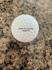 LOGO PELOTA DE GOLF-ORIGINAL NIKE ONE+PLATINUM PROTO P7-8.8/10 GRADO!!️ - Imagen 1 de 3