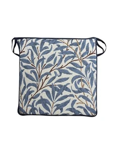 Almohadillas cuadradas para asiento de comedor/jardín/cocina tapiz azul Willow Bough - Imagen 1 de 5