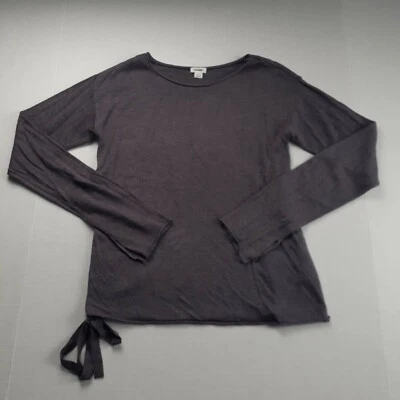 Suéter leve feminino garagem tamanho XS roxo malha pulôver com gravata lateral novo com etiquetas - Imagem 1 de 4