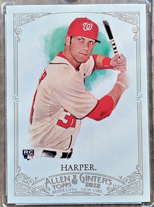 2012 Topps Allen & Ginter's Bryce Harper #12 Rookie RC