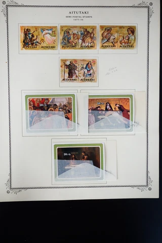 Aitutaki 1960s to 1980s Stamp Collection Cover