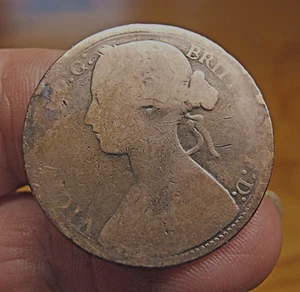 1865 Viktorianischer Pfennig. - Bild 1 von 2