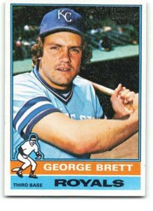 1976 Topps #19 George Brett NM+ Royals ID:337803