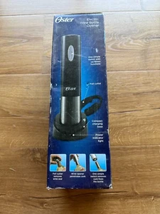 Abridor de botellas de vino eléctrico inalámbrico Oster FPSTBW8225 negro NUEVO caja abierta - Imagen 1 de 9