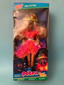 VINTAGE RARE PETRA DOLL RIO PETRA LUNDBY WITH BOX - Picture 1 of 7