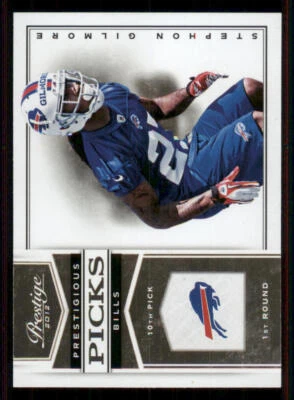 2012 Prestige Prestigious Picks #50 Stephon Gilmore - Image 1 of 2