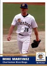 2005 Charleston RiverDogs Team Issue #7 Mike Martinez Anaheim California CA Card