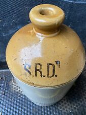 Original WW1 SRD Jar Rum Jar - British Army Issue - "Supply Reserve Depot" Jug