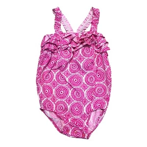 Hatley Baby Mädchen Strampler 6-12M rosa Punkte Rüschen Druckknopf unten Sommer Outfit - Bild 1 von 9