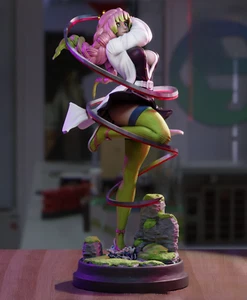 Painted Mitsuri Kanroji Statue 1/4 Sexy Figure - Picture 1 of 1