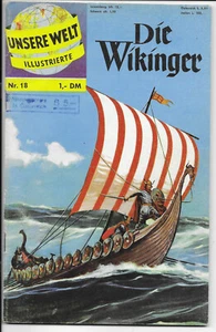 Nuestro mundo ilustrado n.o 18 Los vikingos - EXCELENTE Z1 PRIMERA EDICIÓN ORIGINAL BSV - Imagen 1 de 3