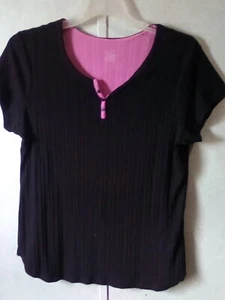 womans outfit shirt and pants black & pink xl - Picture 1 of 11