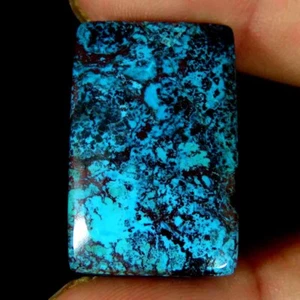 31.70Cts.100%Natural Designer Azurite Shattuckite Cushion Cab 18x28x5mm Top Gems - Picture 1 of 5