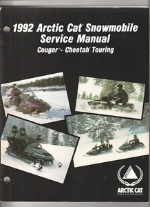 1992 Arctic Cat Cougar-Cheetah Touring Service Manual 2254-730 - Picture 1 of 1