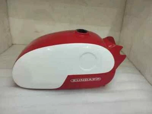 Zundapp GS 125 1973 Red & White Painted Steel Gas fuel Petrol Tank |Fit For - Picture 1 of 5