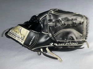 Guante de béisbol negro vintage de las misiones de San Antonio - Imagen 1 de 9