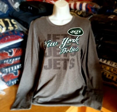 Ropa de mujer NFL / Camiseta del equipo de la NFL de los New York Jets para dama, nueva con etiquetas, GRANDE Foto 1 de 4