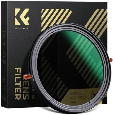 95mm Variable Fader ND2-ND32 ND Filter and CPL Circular Polarizing Filter 2 i... - Image 1 of 4