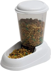 Dispenser Crocchette per Cani E Gatti ZENITH 3 Litri Mangiatoia Cibo Biscotti pe - Foto 1 di 12