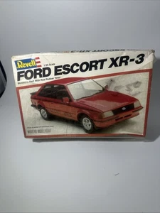 REVELL 1/25 FORD ESCORT XR-3  PLASTIC KIT # 7317/NEW - Picture 1 of 3