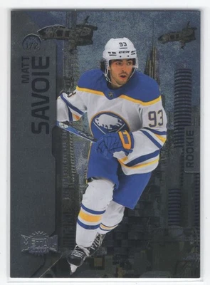 #172 2023-24 SkyBox Metal Universe Matt Savoie Rookie Buffalo Sabres - Image 1 of 2