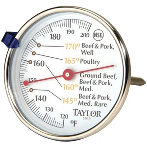 Taylor Precision Products 5939N Fleisch-Zifferblatt-Thermometer TAP5939N - Bild 1 von 1