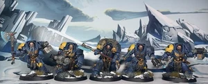 Warhammer 40k Space Wolves Wolf Guard Terminators Made To Order - Picture 1 of 19