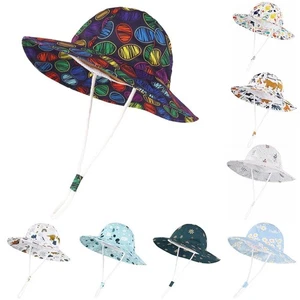 2-4Years Toddler Bucket Hats UPF 50+ Boys Girls Beach Hat Kids Sun Hat Summer - Picture 1 of 13