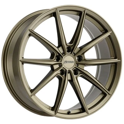 20x8.5 +35 Petrol P4B 5x120 Matte Bronze Wheels (Set of 4) - Image 1 of 2