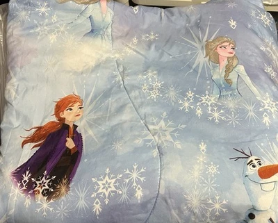 Manta edredón Disney Frozen 2 niña doble/completa 72 pulgadas x 86 pulgadas Elsa Anna Olaf Foto 1 de 3