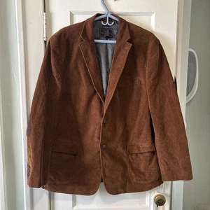 Jos A Bank Blazer Reserve Cotton Cord Jacket Elbow Patch XXL TAILORED FIT 2X - Bild 1 von 16