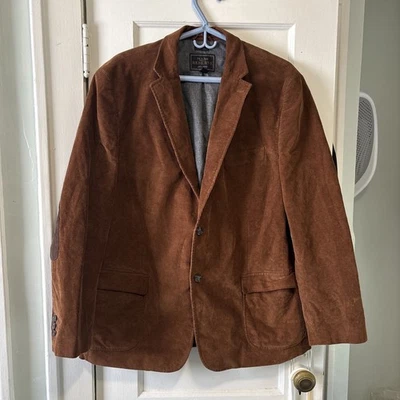 Blazer Jos A Bank Reserve Algodón Pana Chaqueta Parche Codo XXL AJUSTE A MEDIDA 2X Foto 1 de 4