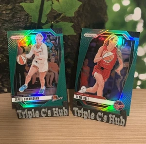 2024 Panini Prizm Sophie Cunningham & Lexie Hull Green Refractors Blonde Bombers - Bild 1 von 3