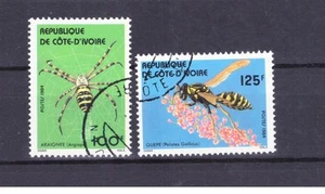 Briefmarken Stamp Elfenbeinküste Elfenbeinküste 1984 Tiere Serie 2 Werte FX23 - Bild 1 von 1
