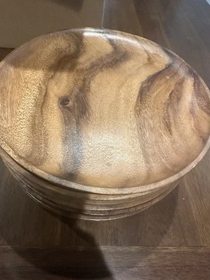 10 Bandeja Redonda de Madera Plato de Madera Mono Vaina Platos de Charcutería De Colección 12" Foto 1 de 4