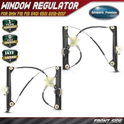 2x Front Power Window Regulator for BMW F12 F13 640i 650i 2012-2018 640i xDrive - Image 1 of 4
