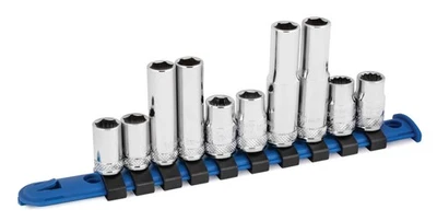 67010 10-Piece 1/4-Inch and 3/8-Inch Drive 10mm Socket Set - Image 1 of 2