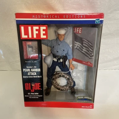 G.I. Figura de acción Joe Historical Editions Pearl Harbor US Navy Sailor 12"- NUEVO Foto 1 de 4