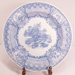 Spode Blue Room Collection Seasons 10.5" Dinner Plate Blue & White - Picture 1 of 12