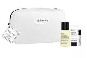 Philosophy 4 Stück Hope Feuchtigkeitscreme, Amazing Grace EDT, Purity Cleaner, Beutel #RA-28 - Bild 1 von 3