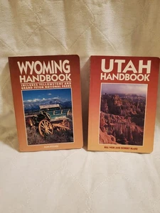 Vintage 90s Wyoming & Utah Handbook by Pitcher, Weir & Blake Travel Guides - Bild 1 von 7