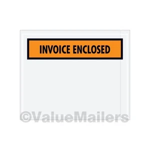 1000 5.5x10 Packing List Invoice Enclosed Envelopes - Picture 1 of 1