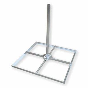 Flachdachständer I SAT Ständer aus Stahl für 50cm Platten feuerverzinkt rostfrei - Bild 1 von 3