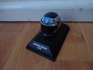 MINICHAMPS 1/8 CLASSIC GERHARD BERGER 1996 BENETTON F1 FORMULA 1 CRASH HELMET - Picture 1 of 3