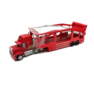 Disney Pixar Cars Mack Hauler Truck Lightning Mcqueen Transporter 2017 Ramp 17" - Picture 1 of 7