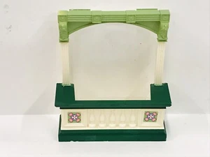 Fisher Price Loving Family Gran Casa de Muñecas Frontales Nivel Inferior Ventanas VERDES - Imagen 1 de 3