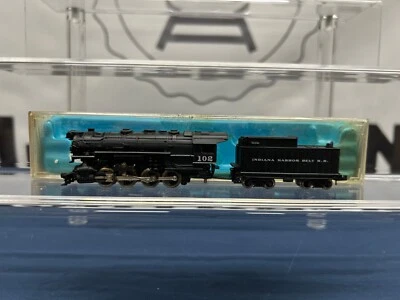Atlas N Indiana Harbor Belt R.R. #102 0-8-0 Steam Engine DC 2112 (1) (T) - Image 1 of 4